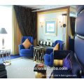 Modern Customized Eourpean style Hotel Furniture fabric Sofa chair